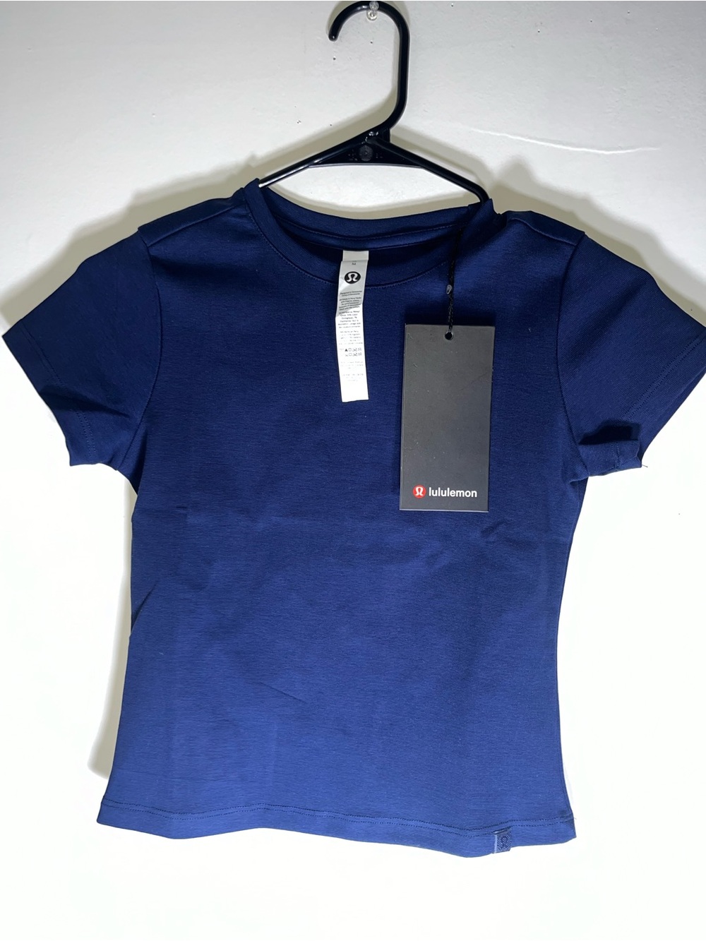 Lululemon Girls' Short Sleeve Crew Tee - Navy Blue